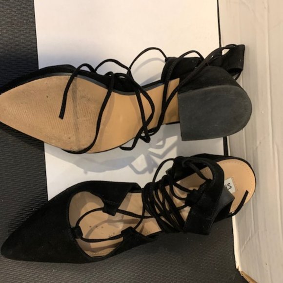 Steve Madden  Davit Laceup Heels - Picture 3 of 4